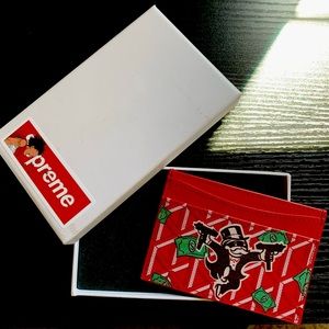 Red monopoly wallet